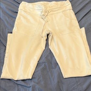 Free People white yoga pants